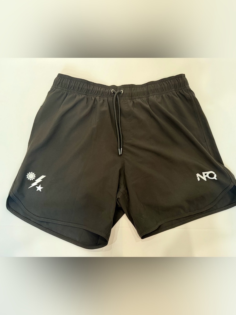 Mens NFQ Black Athletic Shorts Sz Large